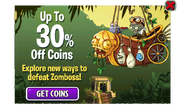 The advertisement after the level