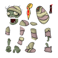 PvZ1 Mummy Zombie Sprites [Unoffical]