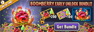 BoomBerry in an advertisement for BoomBerry's Early Unlock Bundle in the main menu