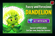 An advertisement for Dandelion