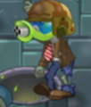 Gatling Pea Zombie losing his arm