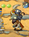 A Peddler Zombie in quicksand in Ancient Egypt (Endless Mode only)