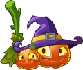 HD Pumpkin Witch