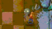 Drinking Monk Zombie walking (animated)