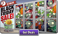 Food Fight Zombie in the advertisement of the Black Friday Sale