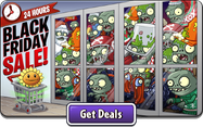 Food Fight Buckethead Zombie in the advertisement of the Black Friday Sale