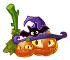 Another HD Costumed Pumpkin Witch