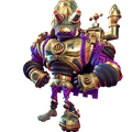 Midas Tough, a legendary costume for the Super Brainz awarded for completing the prize map