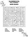 The Word Search activiy sheet