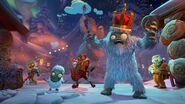 AC Perry in the loading screen, along with The Yeti King, two Yeti Imps, Hockey Star and Arctic Trooper