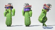 Concept model render of the Prickle Witch customization (Plants vs. Zombies: Battle for Neighborville)