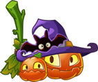 HD Costumed Pumpkin Witch