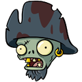 Swashbuckler Zombie's head