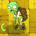 An Adventurer Zombie carrying Plant Food