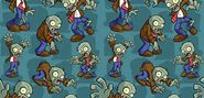 A background image with many Zombies in the Plants vs. Zombies Style Guide