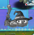 Grayed-out Pumpkin Witch