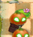 A green-eyed Pumpkin Imp