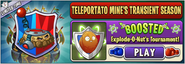Explode-O-Nut in an advertisement for Explode-O-Nut's BOOSTED Tournament in Arena (Teleportato Mine's Transient Season)