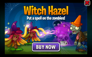 Conehead Zombie in an advertisement along with Witch Hazel and Imp