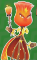 Fire Rose as she appears in the Stickerbook