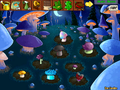 A fully populated Mushroom Garden with all the plants in it
