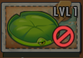 Lily Pad can't be used in a level