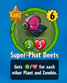 The player receiving Super-Phat Beets from a Premium Pack