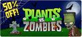 An ad for a sale on PopCap games including Franken-Zombie