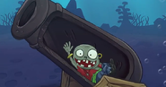 An Imp in a cannon from the Pirate Seas trailer