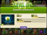 Dandelion being upgraded to Level 5