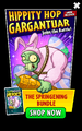 An advertisement for the The Springening Bundle pack featuring Hippity Hop Gargantuar