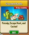 Cactus in the Grounded Bundle along with Escape Root and Parsnip