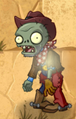 Cowboy Zombie affected by Sun Bean