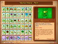 The plants' completed Almanac in the PC version