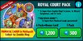 Zombie King on the advertisement for the Royal Court Pack