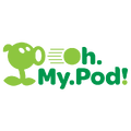 Peashooter with the phrase "Oh. My. Pod!"