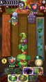 Typical Beanstalk with the Untrickable trait in front of Umbrella Leaf