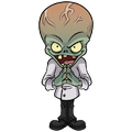 Dr. Zomboss as another sticker in Plants vs. Zombies Stickers