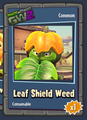 Leaf Shield Weed's sticker