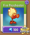 Fire Peashooter in the store (10.6.2)