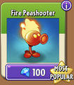 Fire Peashooter in the store (9.7.1)