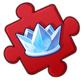 Princess Ice Crown Puzzle Piece