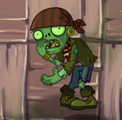 A fainted Pirate Zombie