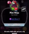 Mini-Ninja's statistics