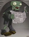 Young Newspaper Zombie