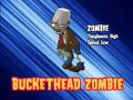 Buckethead Zombie in trailer