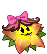 Starfruit (pink bow and brown hair)