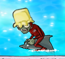 A Buttered Dolphin Rider Zombie while riding the dolphin