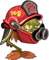 Snapdragon (firefighter helmet with gasmask)