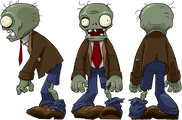 Zombie from different angles, as seen on promotional art